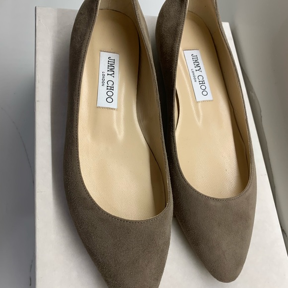Jimmy Choo shoes flats size 38.5 beige - Picture 3 of 9